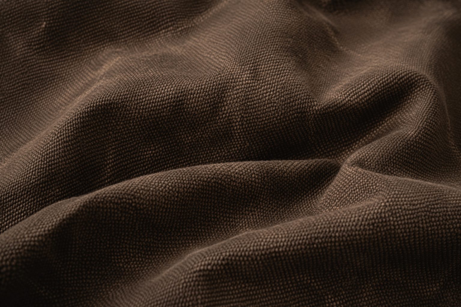 Waxed canvas fabric