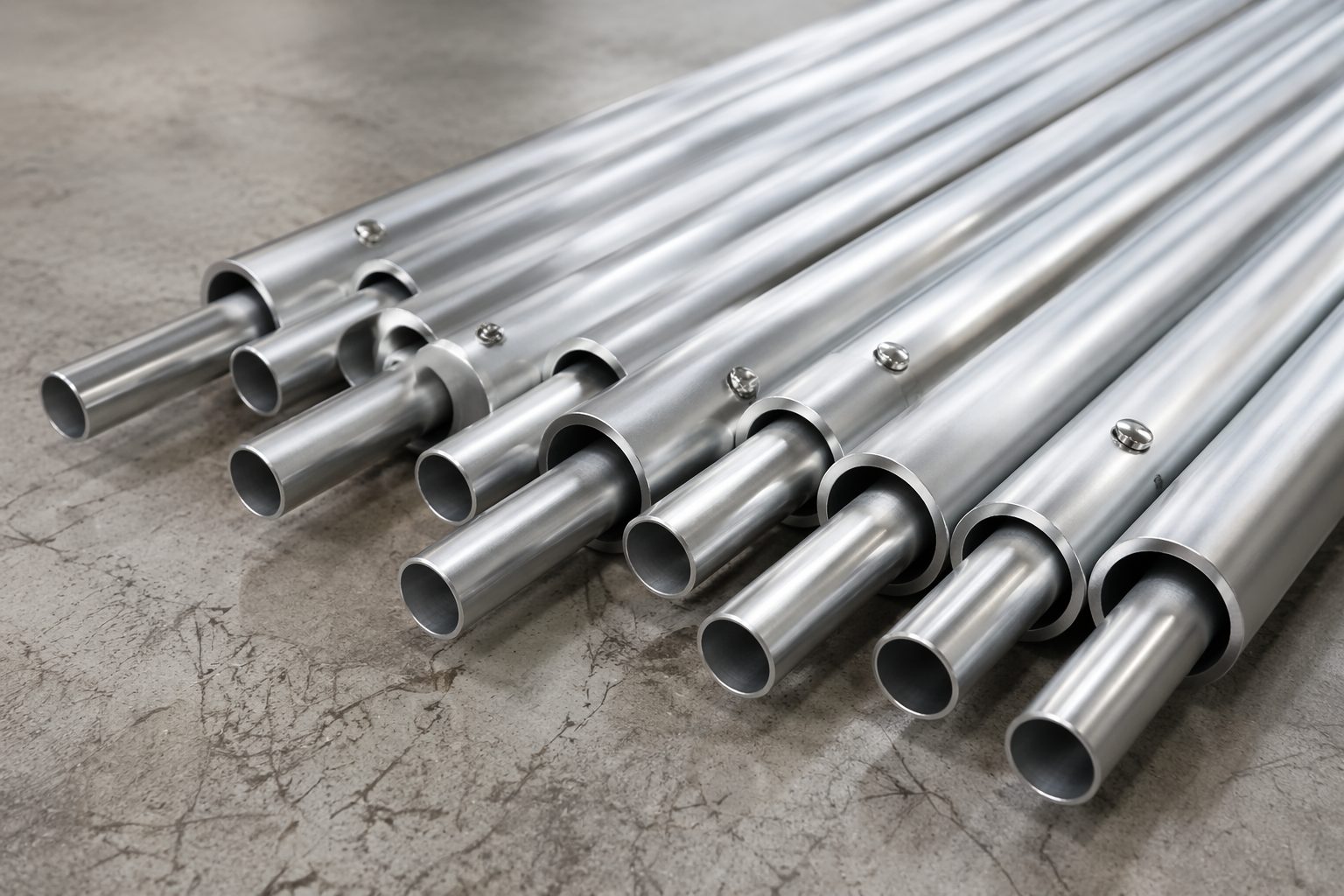 Aluminium tent poles